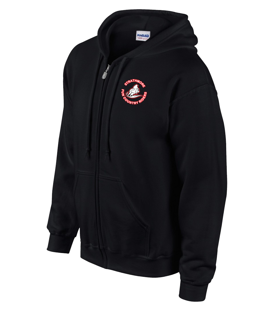 Strathmore Fun Country Riders 'Full Zip' Hoody.
