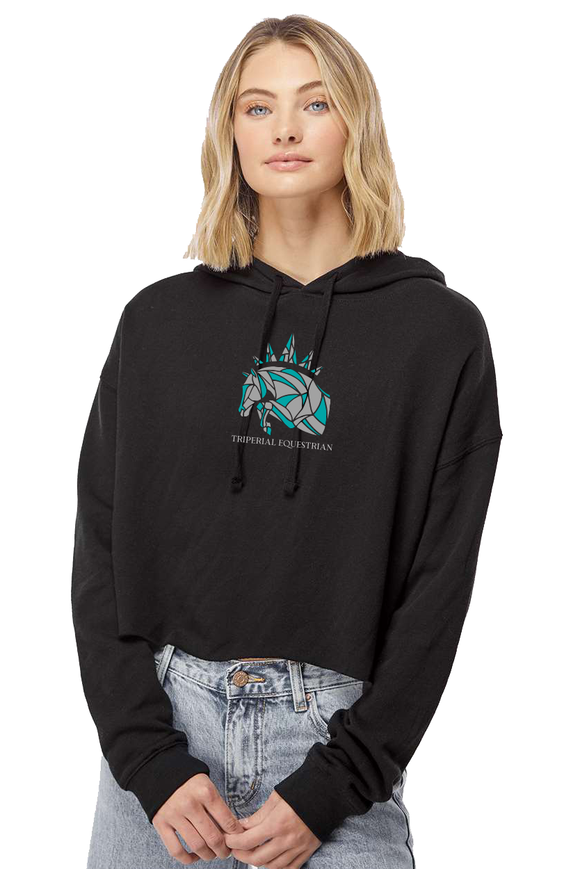 Triperial Eq Lightweight 'Crop' Hooded Sweatshirt