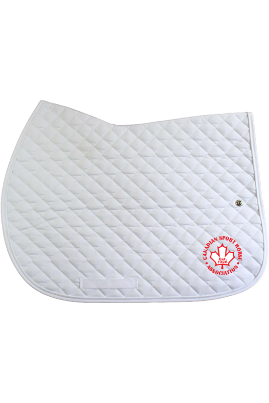 Canadian Sport Horse Assoc' 'Ogilvy' Jumper Profile Saddle Pad
