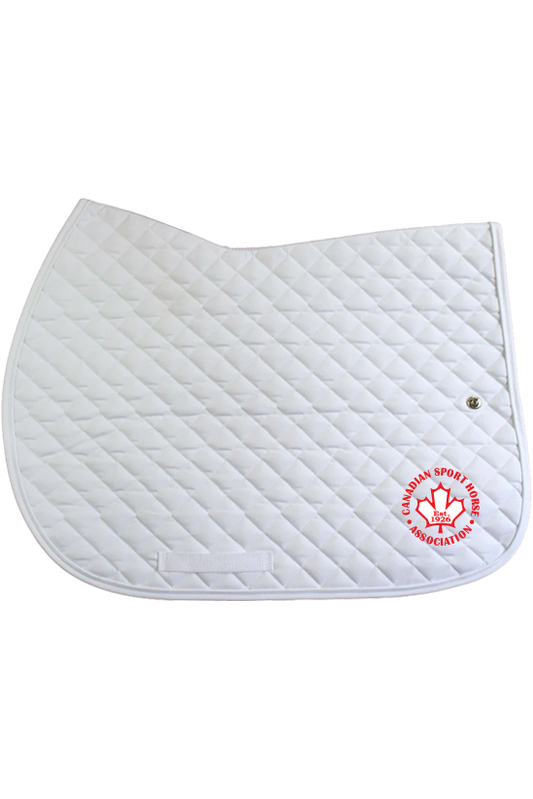 Canadian Sport Horse Assoc' 'Ogilvy' Jumper Profile Saddle Pad