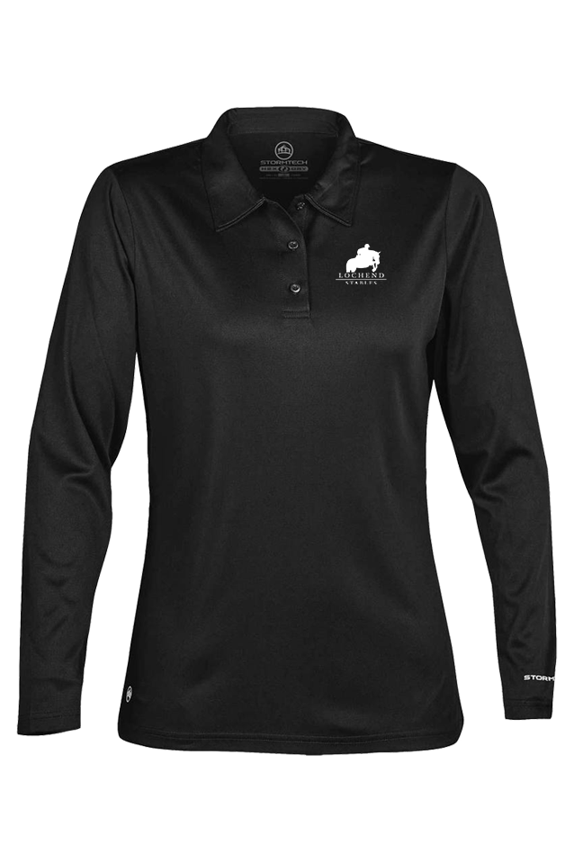 Lochend Stables Long Sleeve Polo.
