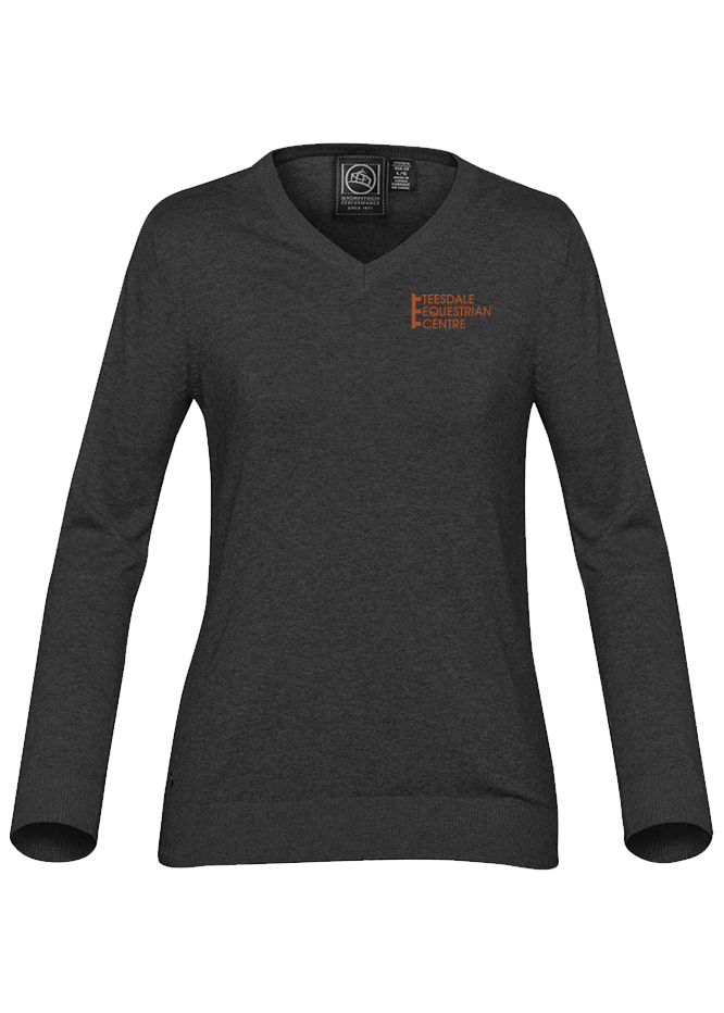Teesdale Equestrian Centre 'Laguna' V-Neck Sweater