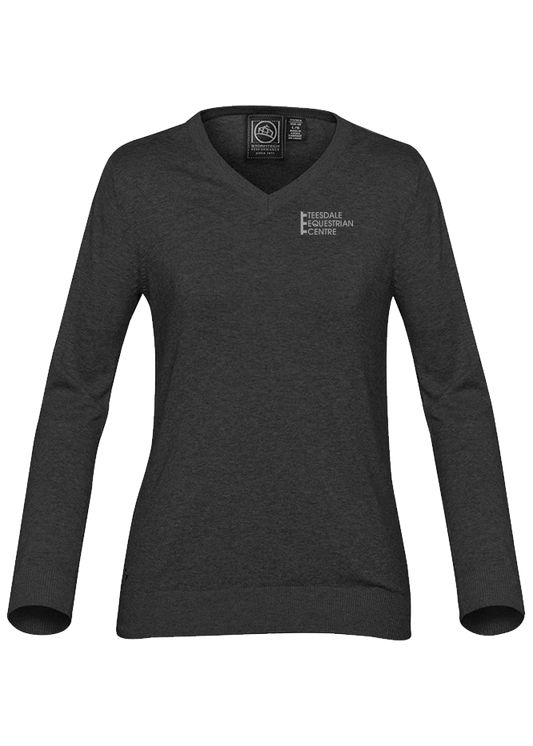 Teesdale Equestrian Centre 'Laguna' V-Neck Sweater