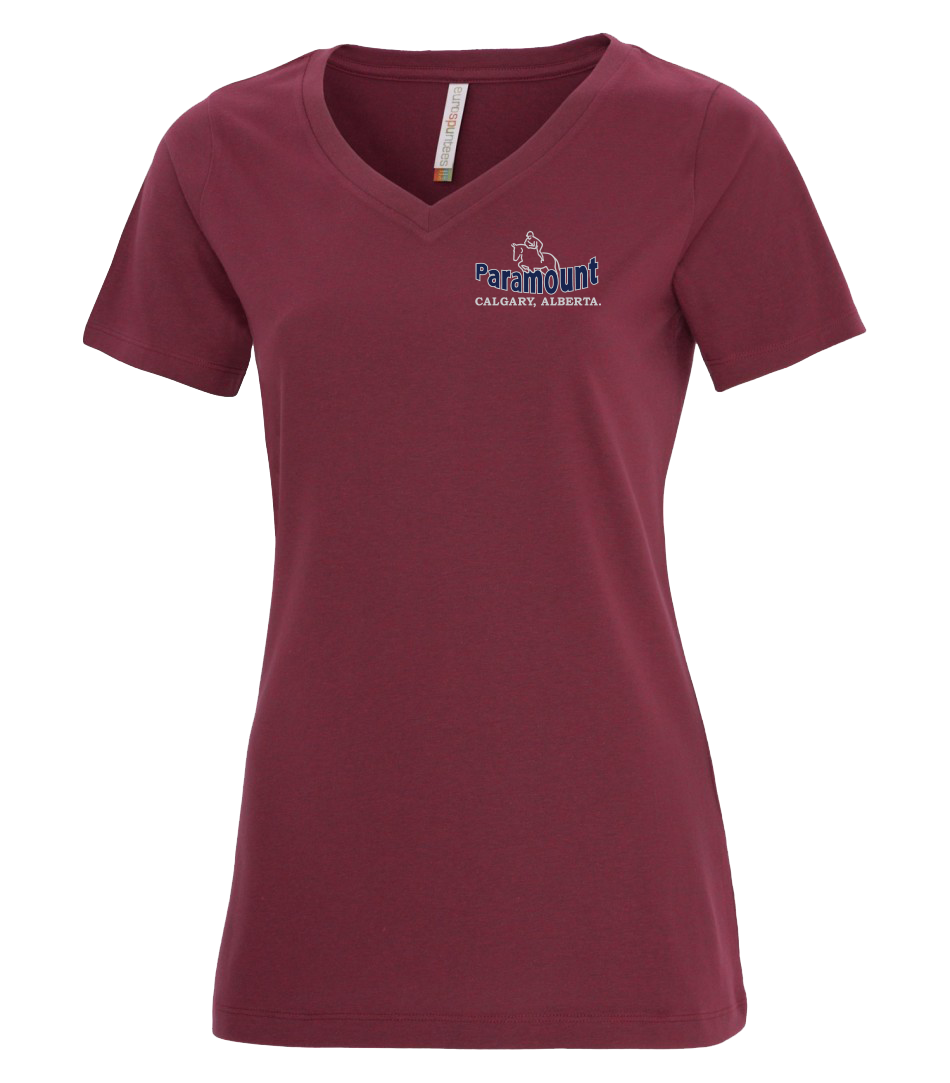 Paramount Eq Ladies 'V' Neck Tee.