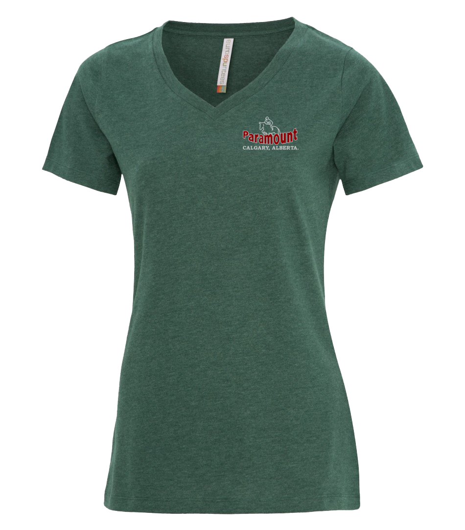 Paramount Eq Ladies 'V' Neck Tee.