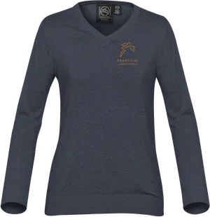 Praktical Equestrian 'Laguna' V Neck Sweater